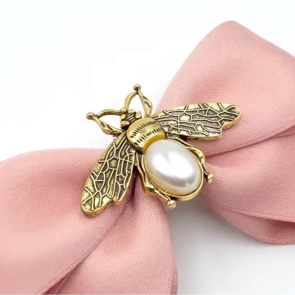 Pink Bow  Bee Hair Clip Hair pin main image 4